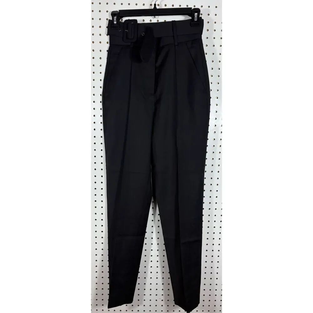 The Kooples belted pleated paperbag pants size 34 XS/S